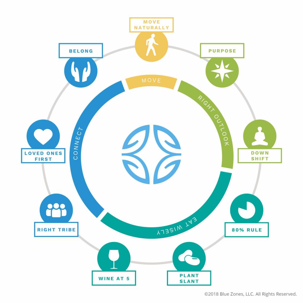 Blue Zones Diagram